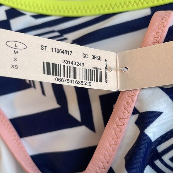 Victoria’s Secret Classic Hipster Swim Bottoms. Geometric Print. Size Large. NWT - Picture 5 of 10